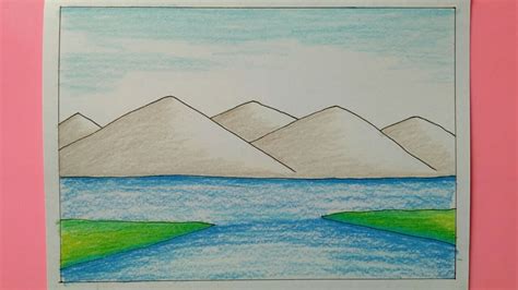 anyong tubig drawing easy pencil|How To Draw A Sea Scenery Easy Step By Step .
